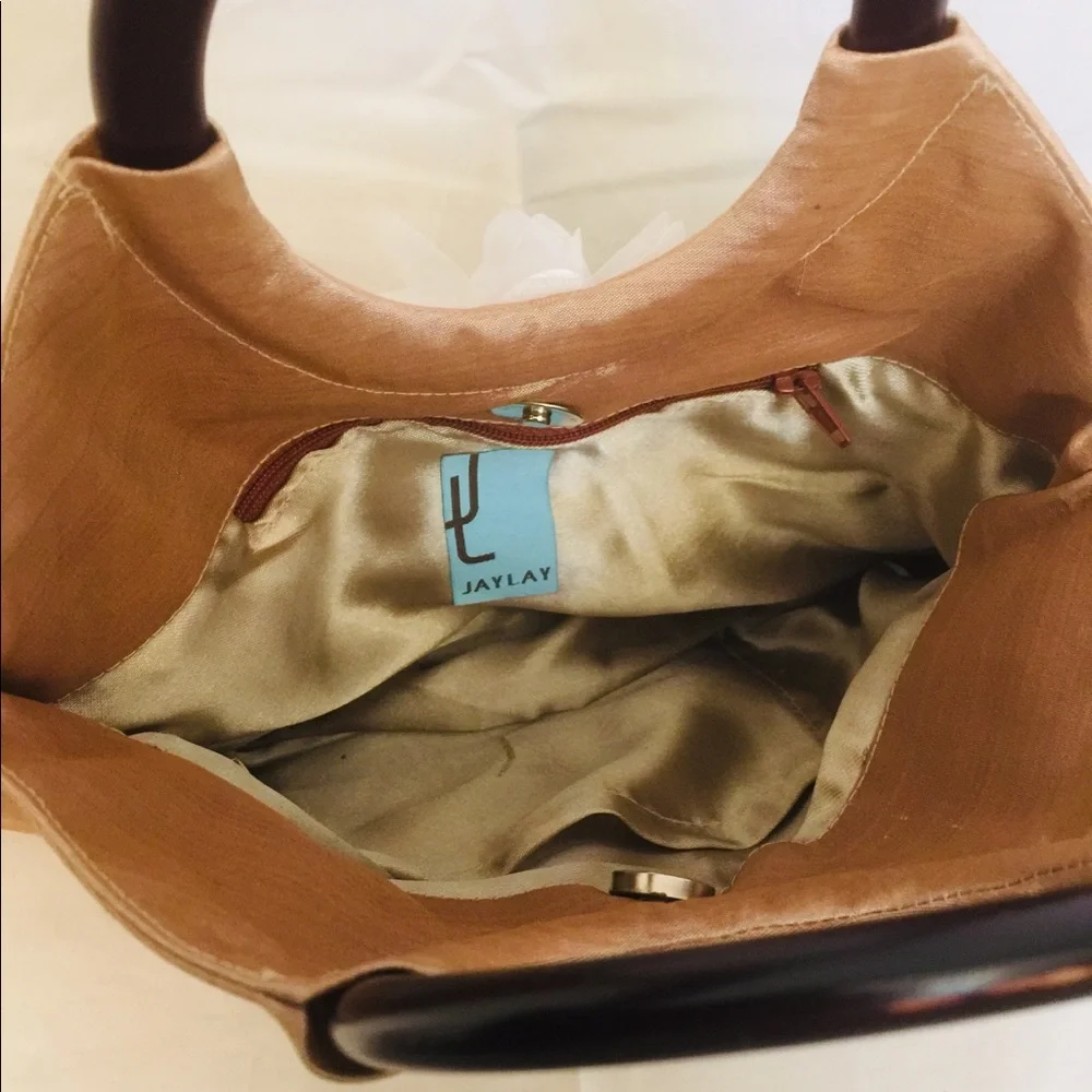 Fabric Lily Pad Handbag